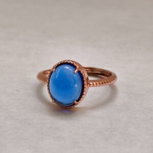 Anillo Ágata azul