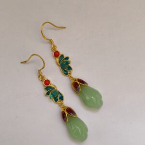 Aretes Piedra Jade